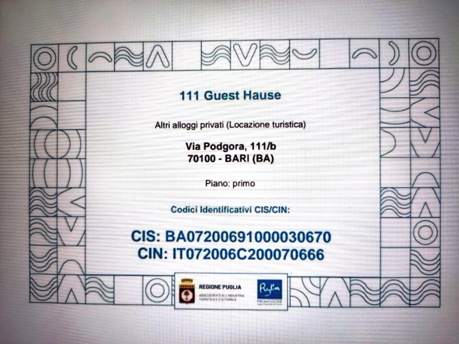 111 Guest House Bari Bagian luar foto
